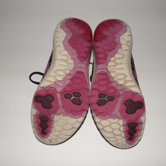 NIKE Navy+Pink Flex Fury Running Shoe sz 7 Women's - Picture 6 of 8